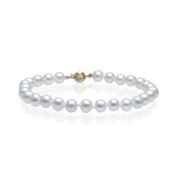 6 mm FWP Bracelet with 14 Gold Clasp